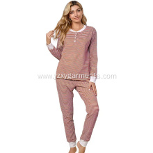 Cotton Comfort Knit Pajamas Long Sleeves